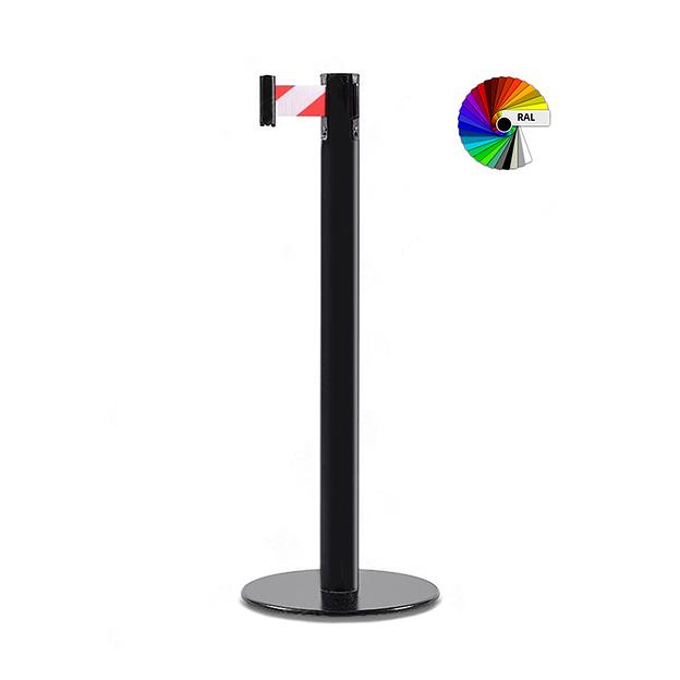 Столбик крашенный BSLN с лентой 3 метра h47 мм Slim фото 1