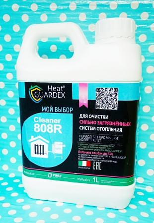 HeatGuardex Cleaner 808 реагент для очистки сильно загрязненных систем отопления на воде (1 л.) фото 2