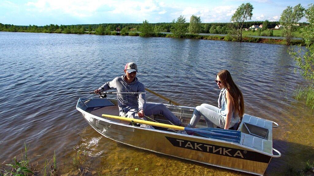 Алюминиевая лодка Тактика 320, 320*120*50 см фото 6