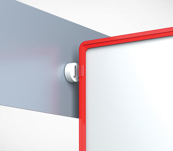 Круглый магнитный держатель рамки под углом 90? к поверхности MGT-RND-90 фото 1