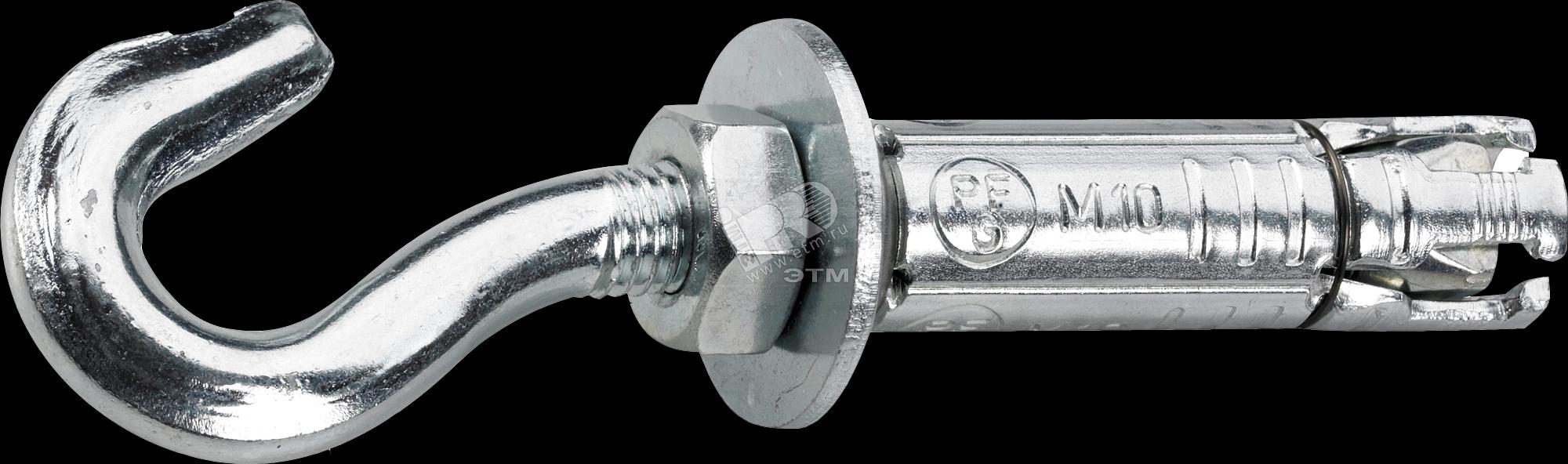 Анкер HBF8 с крюком оцинкованный фото 1