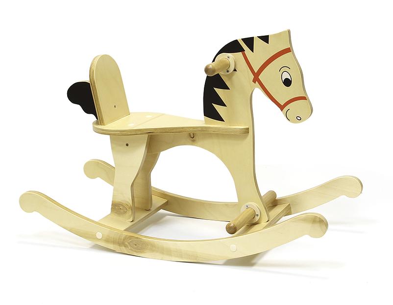 Лошадка-качалка деревянная арт.7.81 ОПТ фото 1
