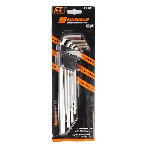 Набор Удлиненных Шестигранных Ключей 9 Шт FT-004 фото 2