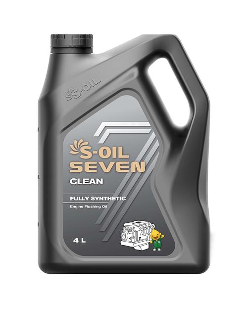 S-OIL 7 CLEAN - масло промывочное, 4 л фото 1