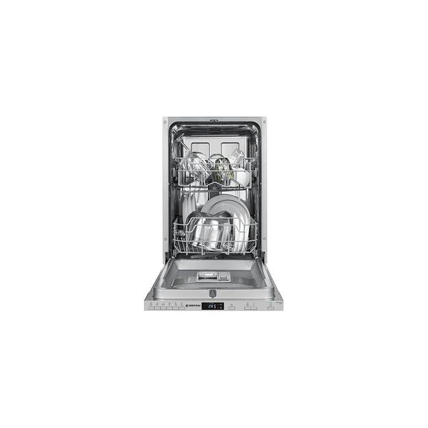Встраиваемая посудомоечная машина MEFERI Light MDW4562, узкая, ширина 44.8см, полновстраиваемая, загрузка 9 комплектов фото 1