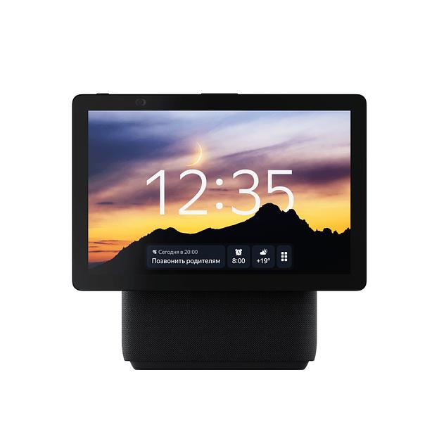 Умная колонка Яндекс Станция Дуо Макс с Алисой, с Zigbee, 60Вт, черный/black, YNDX-00055 фото 1