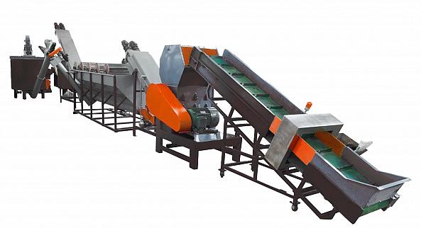 Линия для измельчения и отмывки отходов ПЭ/ПП фото 1