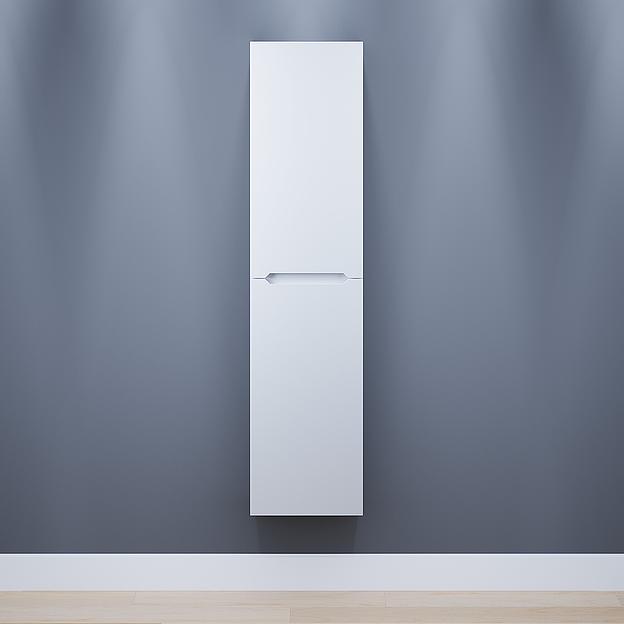 Шкаф-пенал для ванной Uperwood Tanos 33*37*150 см, подвесной, белый, левый фото 1