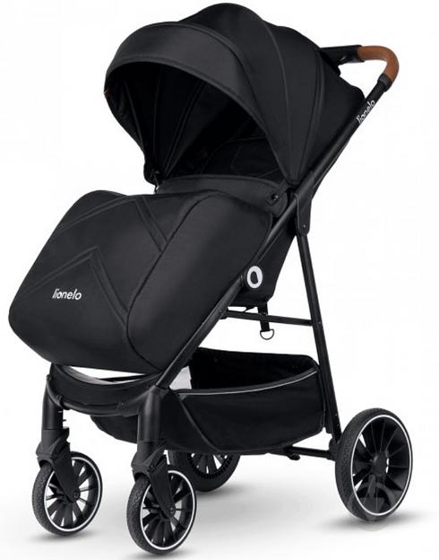 Прогулочное детское 4-х колесное шасси luxmom 720 чёрный текстиль меховая спинка ОПТ фото 1