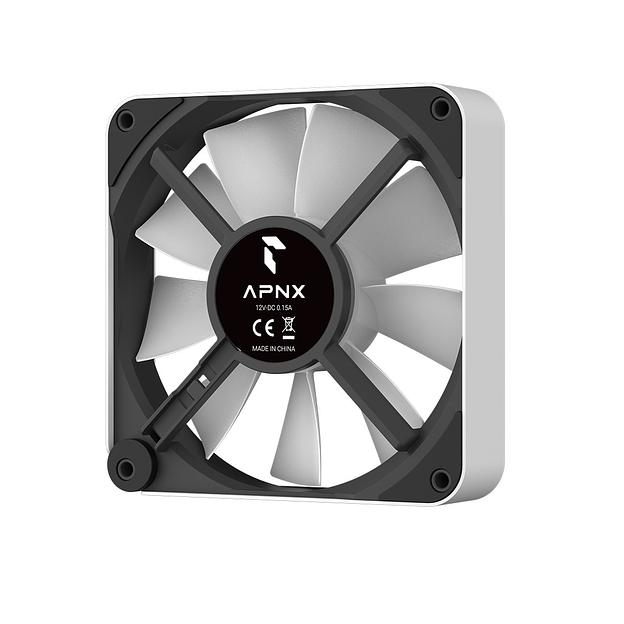Кулер для компьютерного корпуса AeroCool APNX FP2-120 WH ARGB фото 2