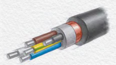 Кабель силовой АВВГЭнг(А)-LS ОПТ фото 1