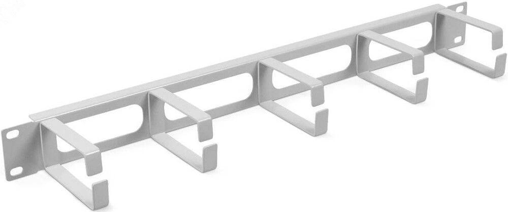 Кабельный органайзер горизонтальный NTSS NTSS-HORG-O-1U-5(65) окна 1U шир.:19" глуб.:65мм (упак.:1шт) фото 1