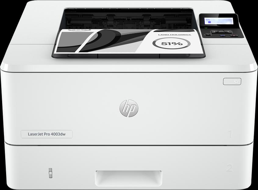 Принтер HP LaserJet Pro M4003dw (A4), 40 ppm, 256MB, 1.2 MHz, tray 100+250 pages, USB+Ethernet+Wi-Fii, Print Duplex, Duty - 80K pages фото 1