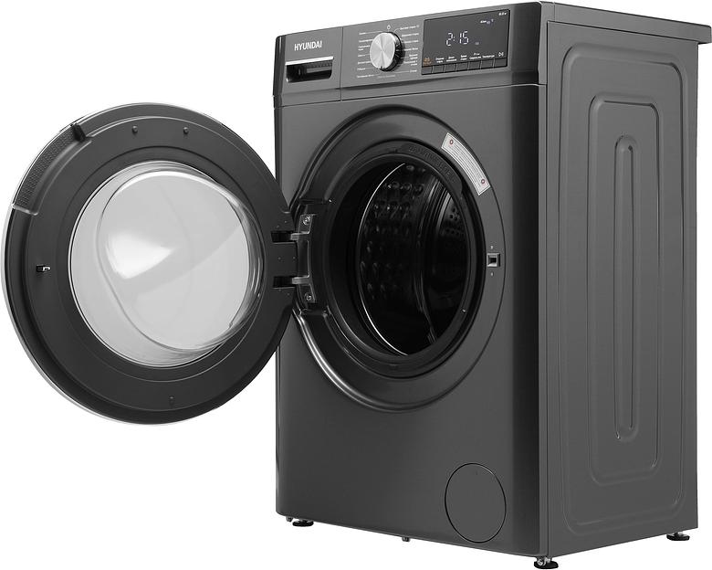 Стиральная машина Hyundai WMA8407 класс: A+++ загр.фронтальная макс.:8кг темно-серый фото 8