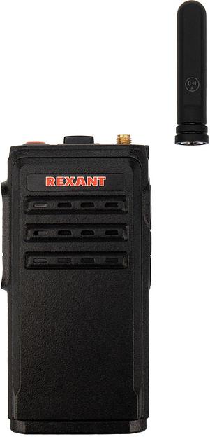 Рация Rexant R-1 16кан. до 9км аккум. черный/красный (46-0871) фото 3