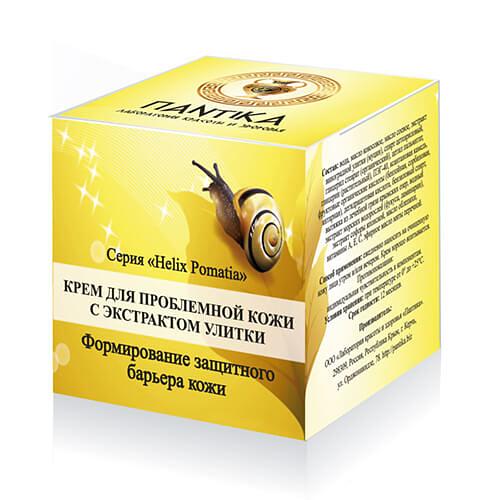 Крем для проблемной кожи с муцином улитки ПАNТIКА «Helix Pomatia» 30 г ОПТ фото 1