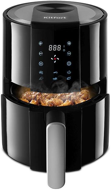 Аэрогриль Kitfort КТ-2225 1000Вт черный фото 8