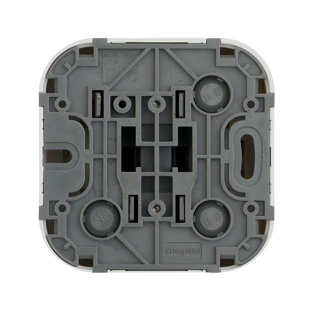 Quteo Переключатель 10A 1-клав., белый Legrand 782204 фото 3