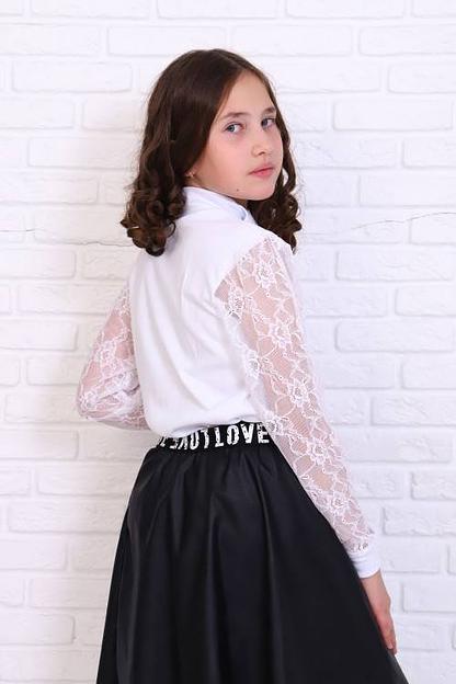 Джемпер «Мила» белый опт фото 3