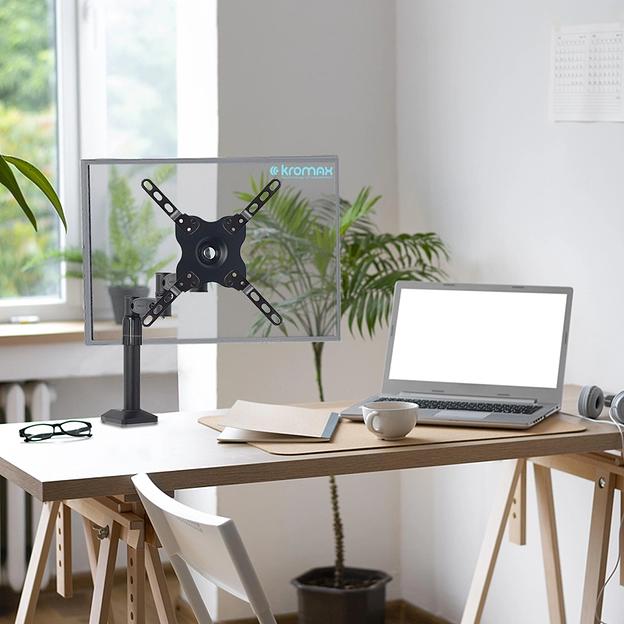 Кронштейн-адаптер для телевизора Kromax ADAPTER-200 черный 33"-43" макс.20кг настольный фиксированный фото 6