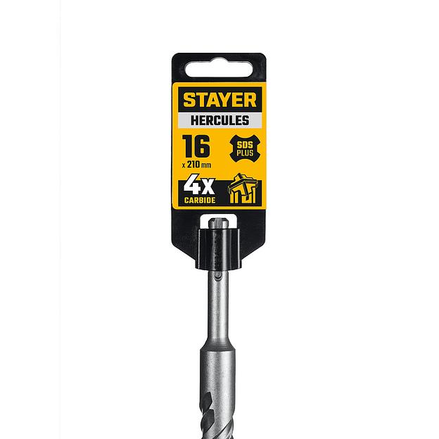 STAYER HERCULES-4Х 16x210 мм, SDS-plus бур (29290-210-16) фото 6