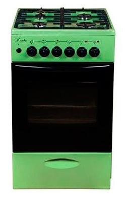 Плита Комбинированная Лысьва ЭГ 404 МС-2у зеленый (без крышки) фото 1