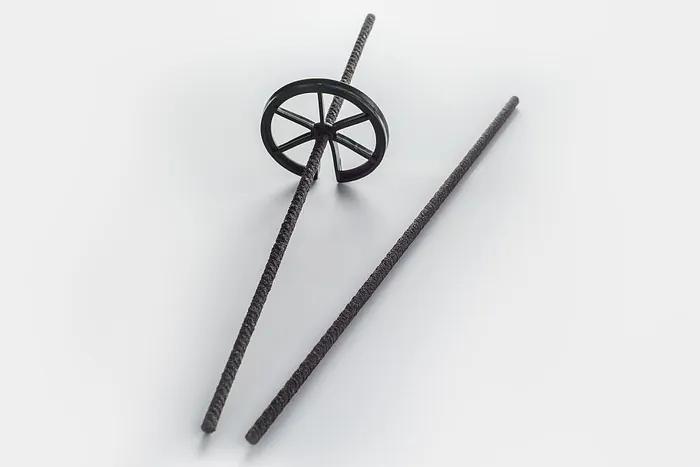 Композитные гибкие связи для кладки с песчаным напылением 5 мм L-300 мм фото 1