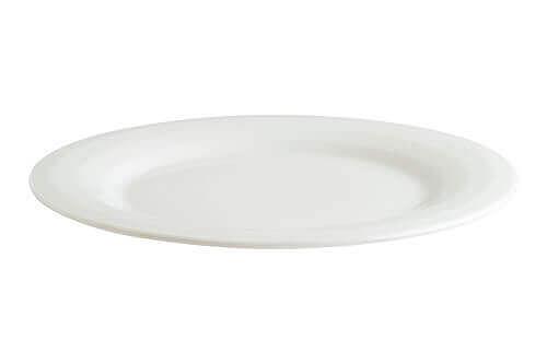 Тарелка d=240 мм. Белый, форма Хало широкая полоска /1/12/ фото 1