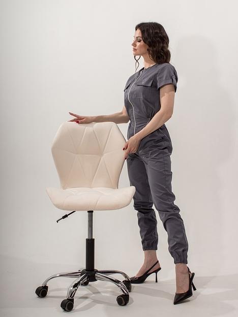 Кресло мастера «Ракушка Стандарт» на пятилучье Хром опт фото 1