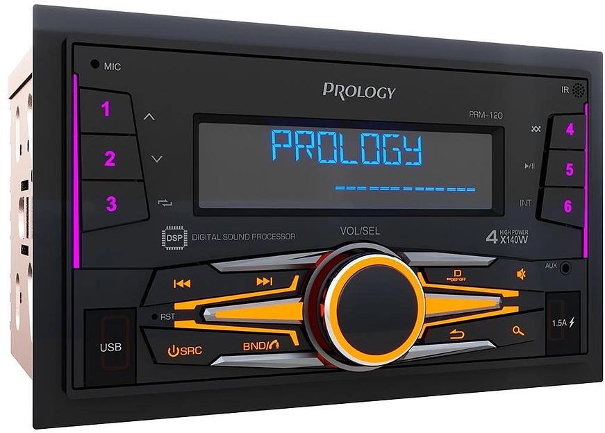 Автомагнитола Prology PRM-120 2DIN 4x140Вт v4.2 DSP 3 (PRPRM120) фото 3