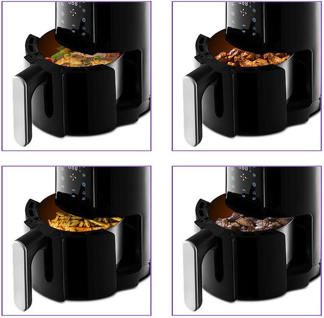 Аэрогриль Kitfort КТ-2225 черный фото 3