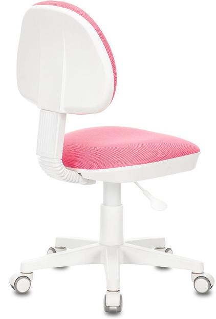 Кресло детское Бюрократ KD-3 розовый TW-13A крестов. пластик белый фото 4