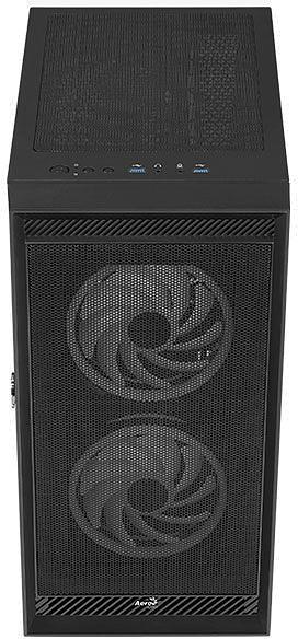 Корпус Aerocool Graphite-G-BK-v2 черный без БП ATX 3x140mm 2xUSB3.0 audio фото 10