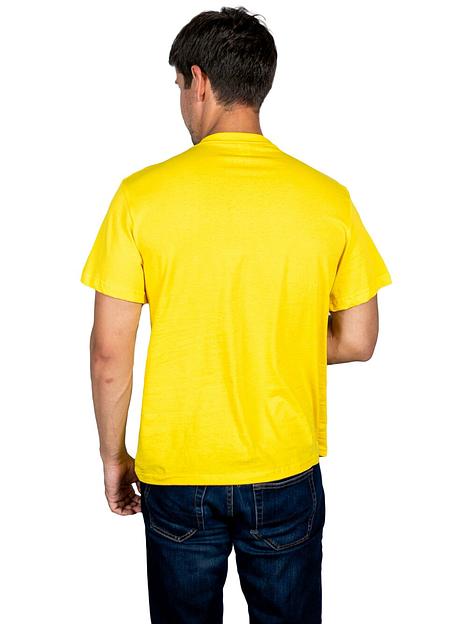 Футболка мужская классическая c круглым вырезом горловины, кардное полотно, 160 г/м² фото 9