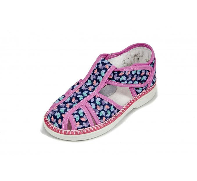 Туфли летние текстильные ясельные Сандра р-р. 170-185 фото 1