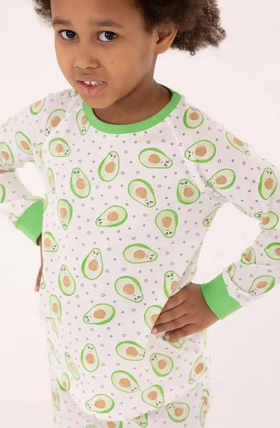 Пижама для девочек «Авокадо» Золотой ключик, опт фото 2