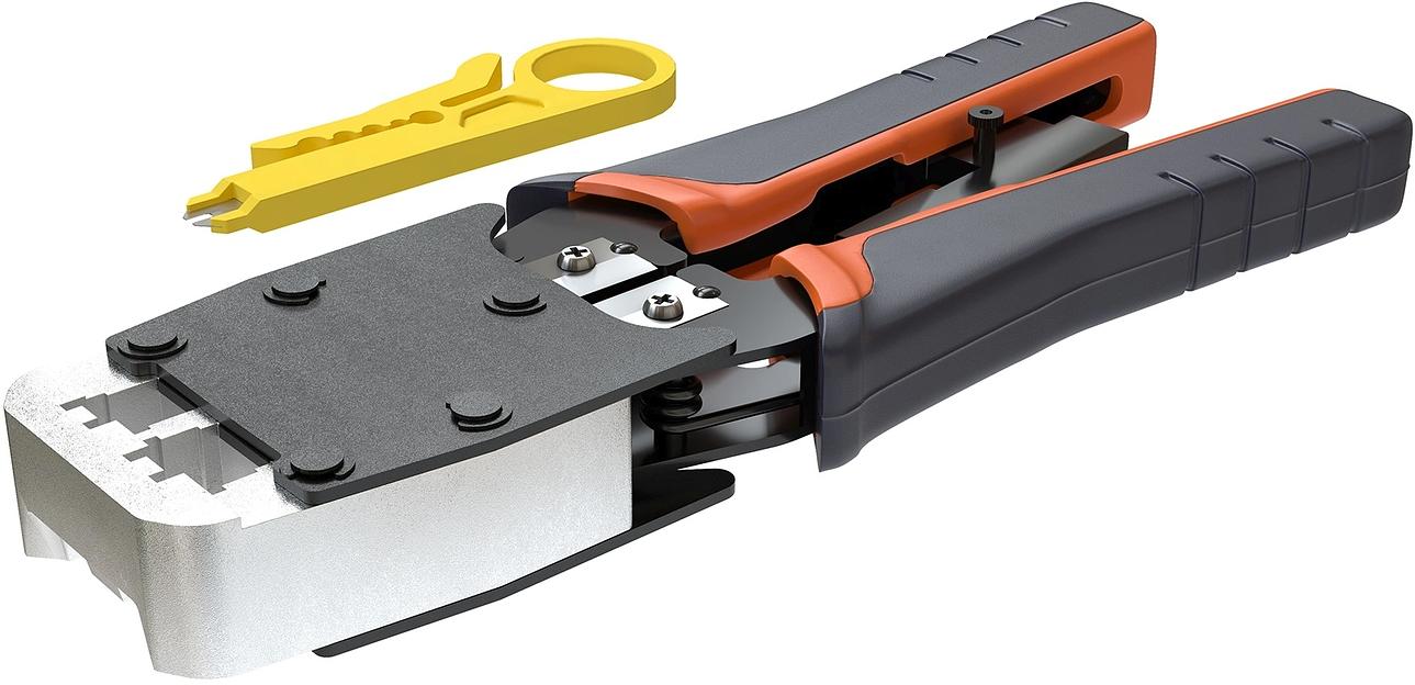 Инструмент обжимной Sysmatrix HT 500 для затягивания металических стяжек сталь/поликарб. 105x265мм фото 1