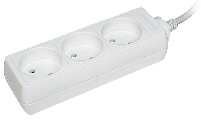 Iek WYP10-06-03-05-N Удлинитель У3 3 места 2Р/5метров 2х0.75мм2 10А/250 IEK фото 1