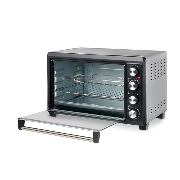 Мини-печь Hyundai MIO-HY076 45л. 2000Вт серебристый/черный фото 8