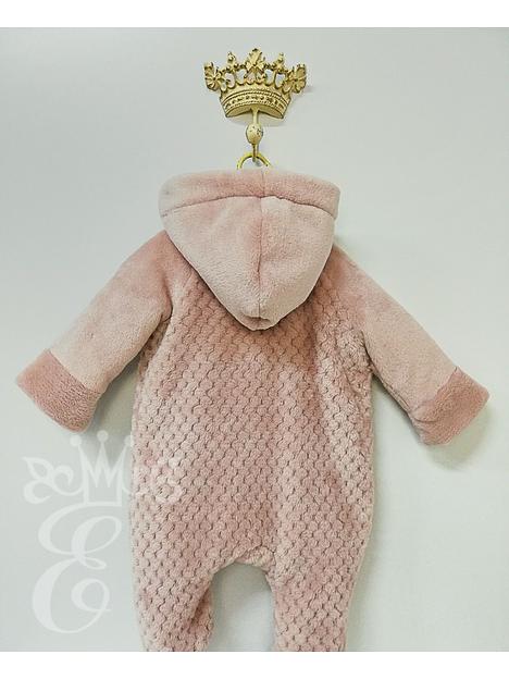 Комбинезон утеплённый для малышей «Её малышество» с капюшоном, розовый, 91212Кр, опт фото 4