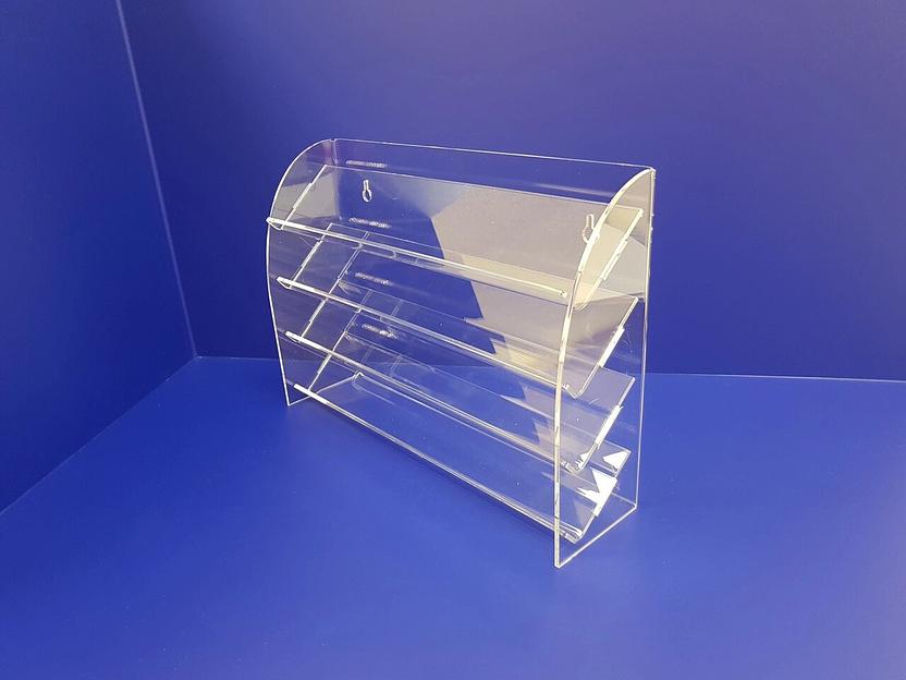 Полка для лаков 4 яруса (настольно-настенная) фото 5