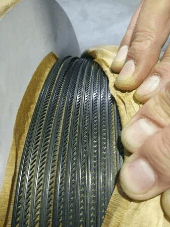 Цельнометаллическая пильчатая лента для чесальных машин фото 2