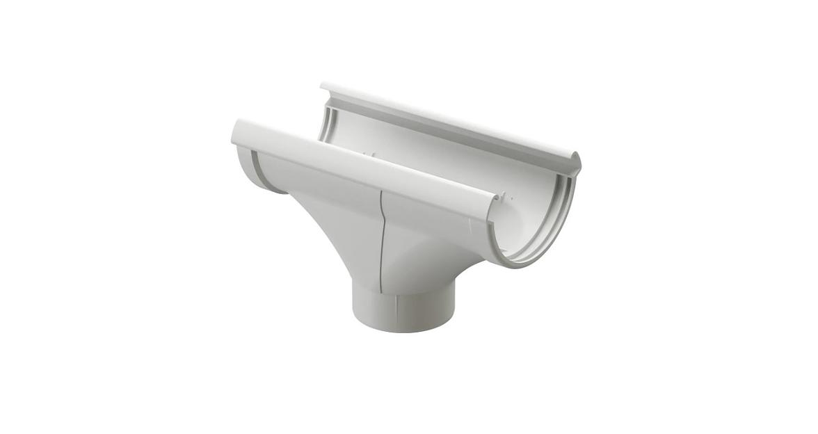 Водосток ПВХ Docke Lux воронка «LUX» пломбир фото 1