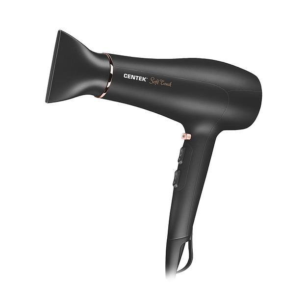 Фен Centek CT-2240 (черн/золот) фото 1
