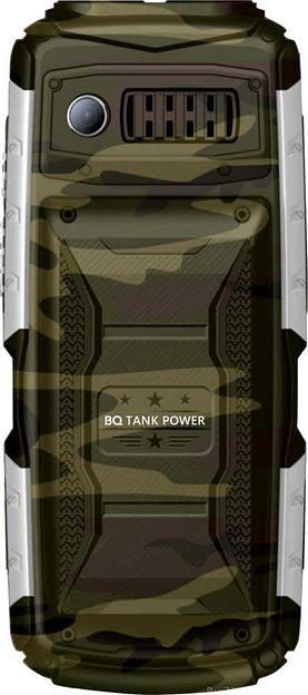 Мобильный телефон BQ 2430 Tank Power 32Mb камуфляж/золотистый моноблок 2Sim 2.4" 240x320 0.3Mpix GSM900/1800 GSM1900 MP3 FM microSD max32Gb фото 2