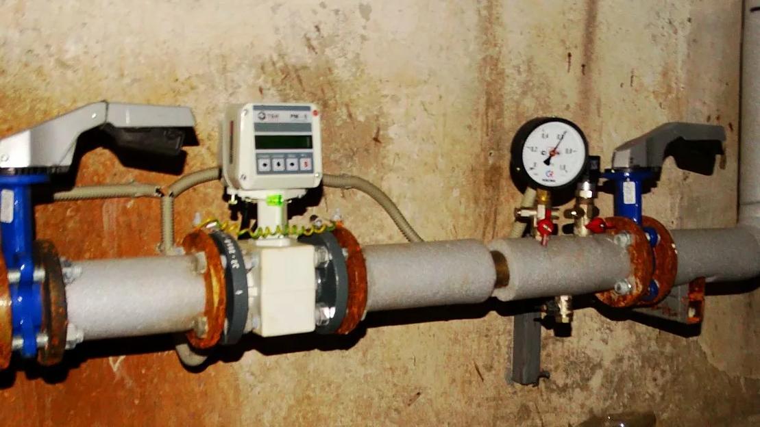 Монтаж теплосчетчиков с 2 расходомерами фото 1