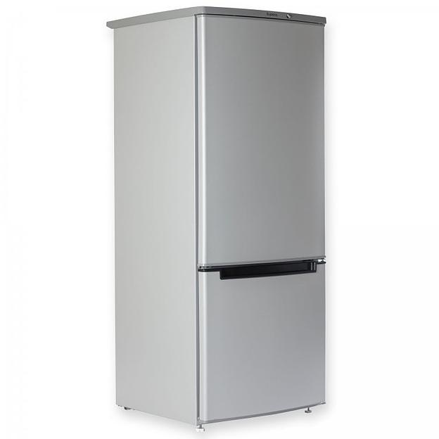 Холодильник Бирюса M551 металлик, двухкамерный 180/60л морозилка снизу, автоматическое оттаивание фото 1