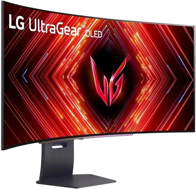 Монитор 44.5" LG UltraGear 45GS95QE-B OLED 3440x1440, 240 Гц, 0.03 мс, 21:9, 1300 кд/м2, 2хHDMI, 1хDP, изогнутый, черный, выход на наушники фото 5