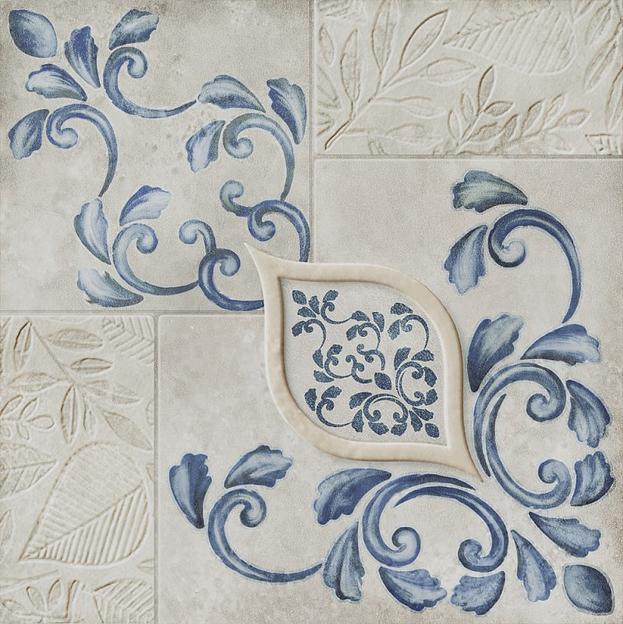 Декор Kerama Marazzi Сиена 3 серый 20x20 фото 1