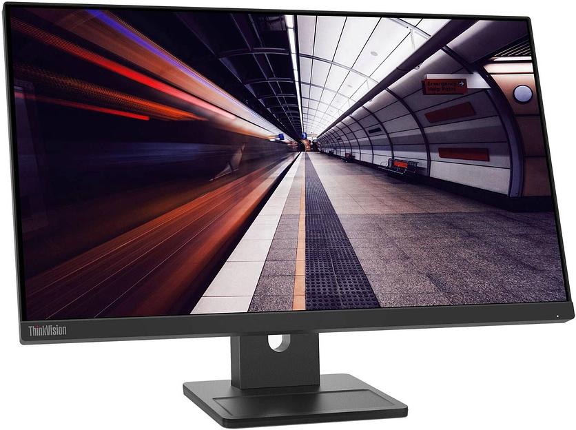 Монитор Lenovo 23.8" ThinkVision E24-30 черный IPS LED 4ms 16:9 HDMI M/M матовая HAS Piv 1300:1 250cd 178гр/178гр 1920x1080 100Hz VGA DP FHD 4.5кг фото 2